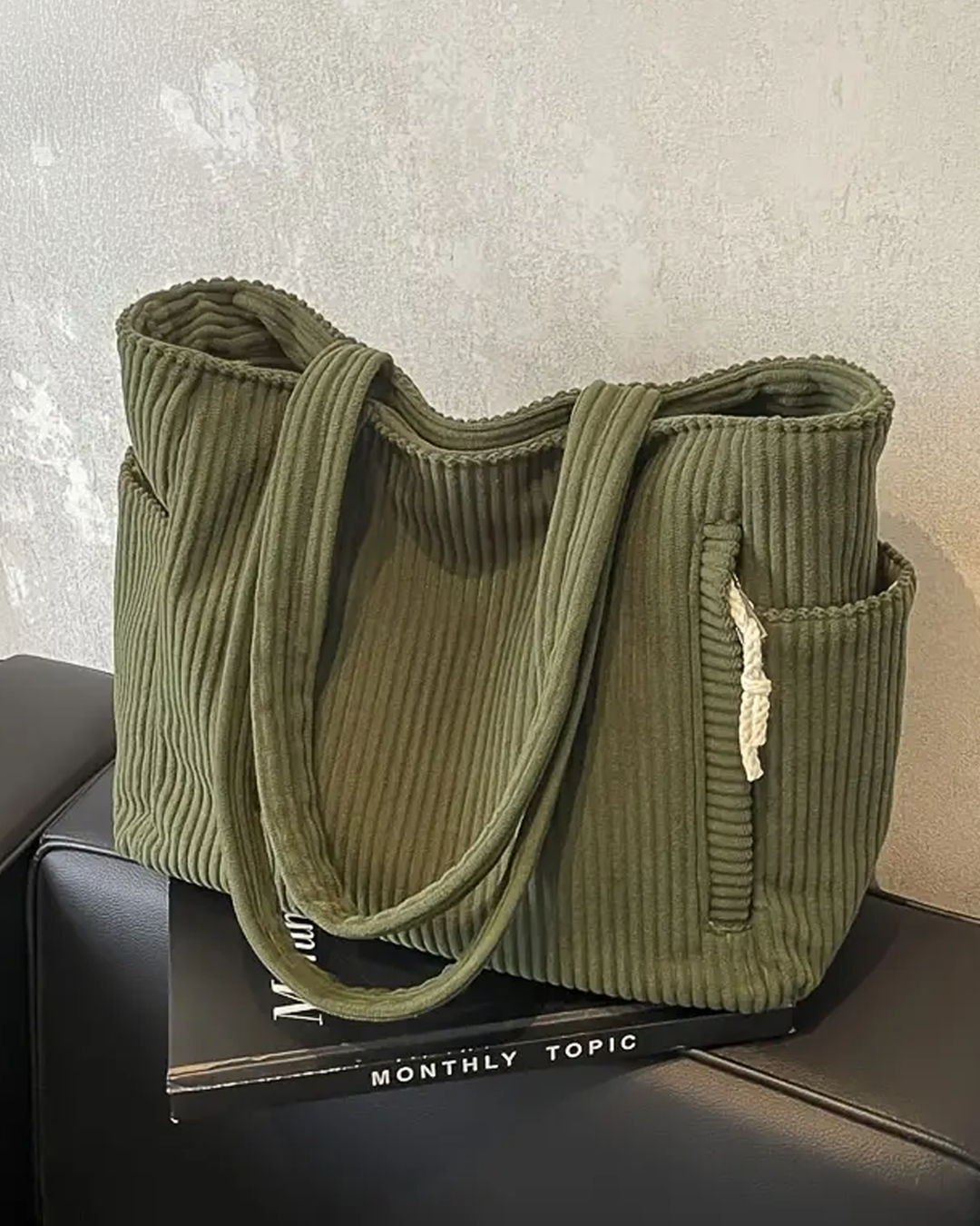 EVIN | CORDUROY STYLE CARRIER BAG
